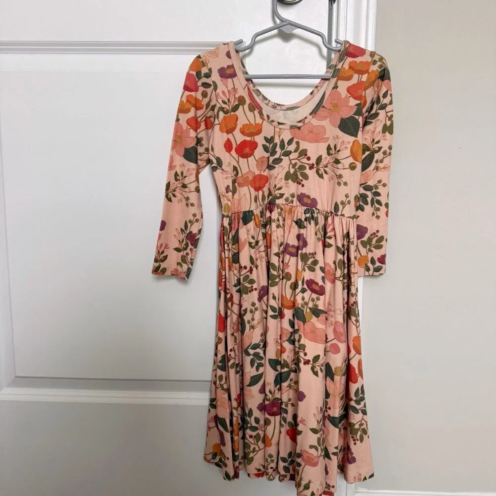 Alice + Ames Ballet Dress in Botany Print 7 years EUC